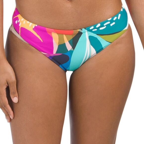 NWT LA BLANCA Eclectic Hipster Swim Bikini Bottoms 16 - Picture 7 of 7